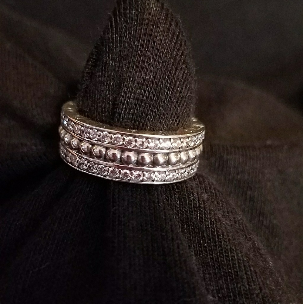 Pandora Forever With Clear CZ Silver Ring